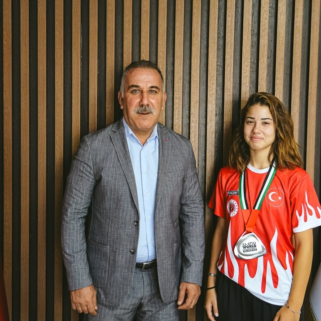 Aydınlı genç sporcu jujitsuda dünya 2'ncisi oldu