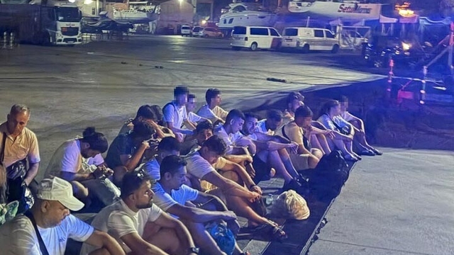 Muğla'da 25 kaçak göçmen yakalandı