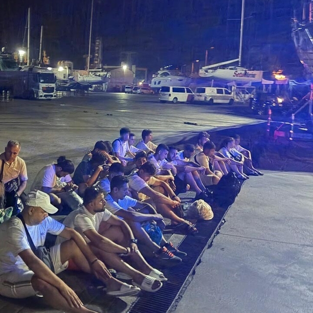 Muğla'da 25 kaçak göçmen yakalandı