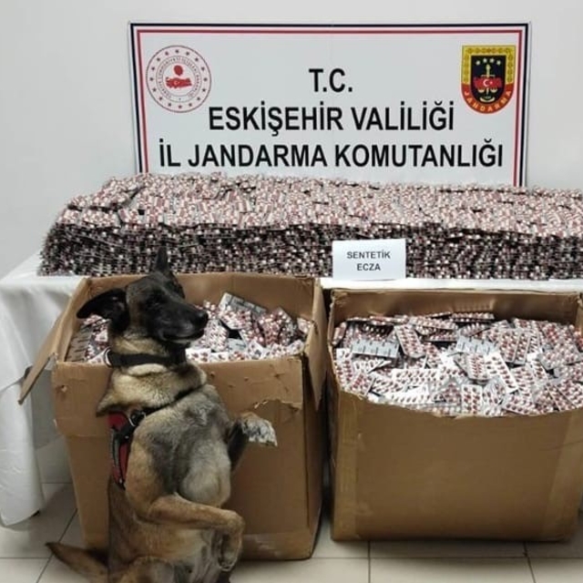 Jandarma 84 bin adet sentetik ecza hapı ele geçirdi, 3 kişi tutuklandı