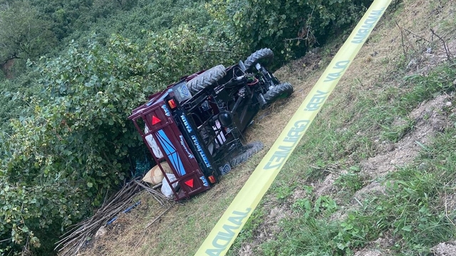 Ordu'da patpat devrildi: 1 ölü