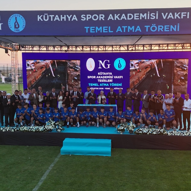 Kütahyaspor Akademisi Vakfı Sosyal Tesisleri'nin temeli atıldı