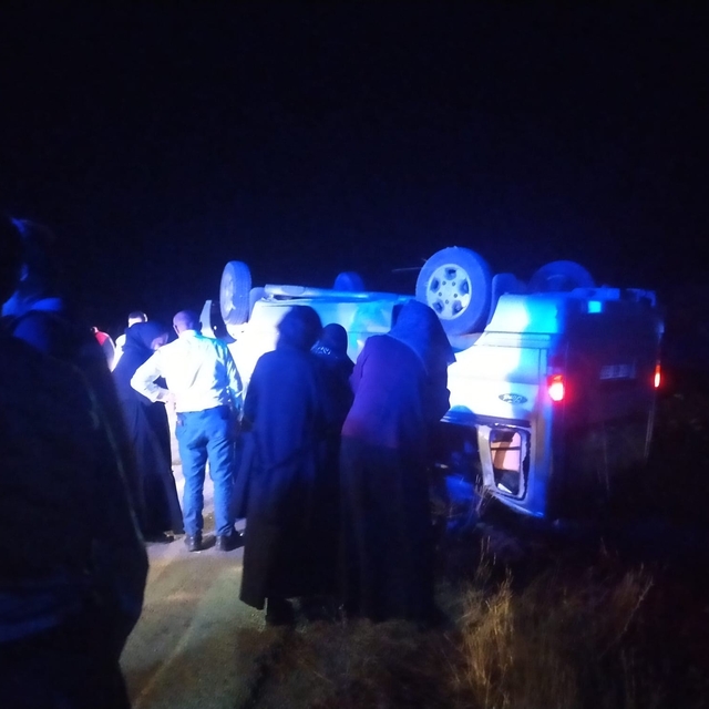Sivas'ta minibüs devrildi: 7 yaralı