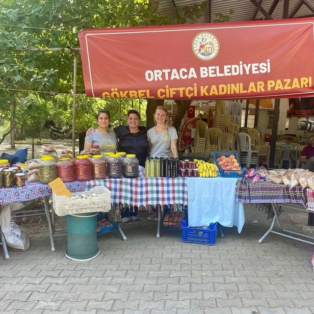 Ortaca'da ilk defa 'Kadın Üretici Pazarı' kuruldu