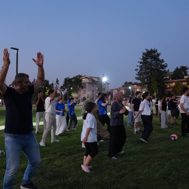 Merkez Park'ta her akşam spor var