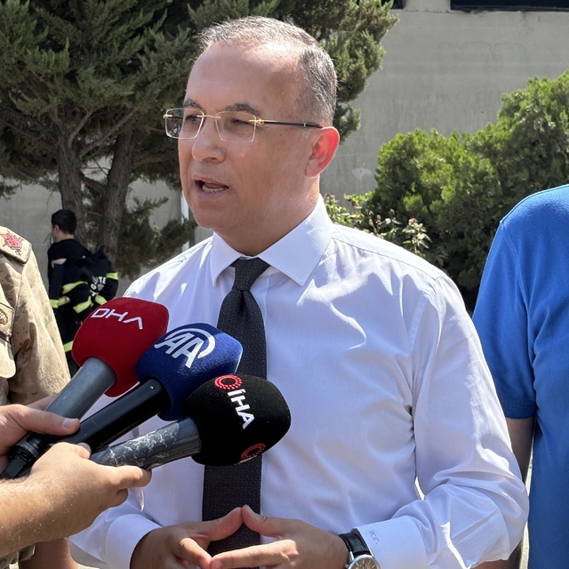Vali Kemal Çeber: "Yangına 39 araç ve 81 personelle müdahale ediliyor, heme...
