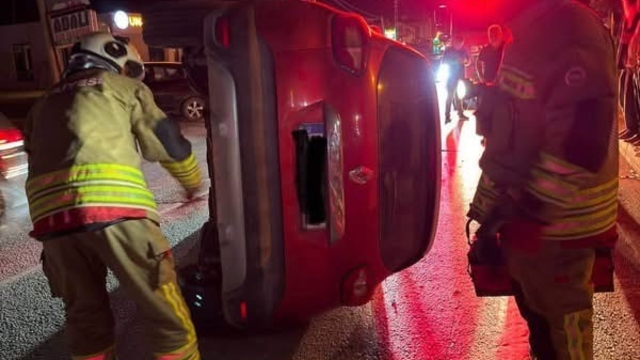 Samandağ'da trafik kazası: 1 yaralı