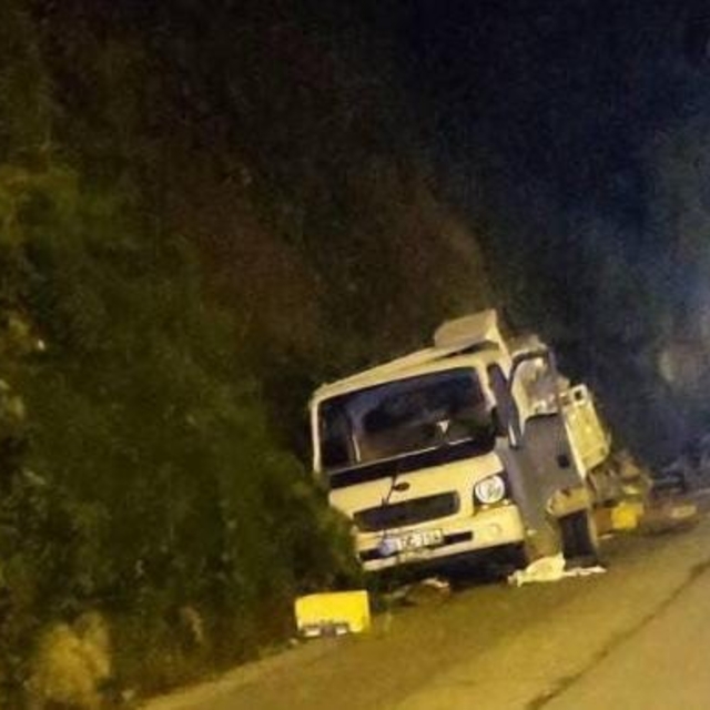 Giresun'da kamyonet kazası: 1 ölü, 2 yaralı