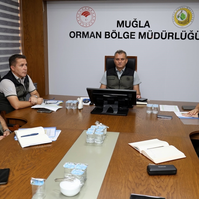 Muğla Orman Bölge Müdürü Ülküdür, OGM Ağustos Ayı Değerlendirme Toplantısı'...