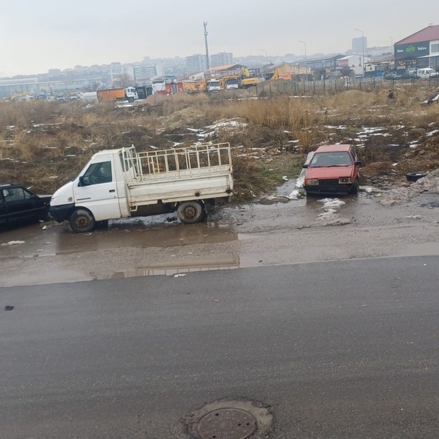 Sanayi sitelerinde ki atıl araçlar kaldırılıyor