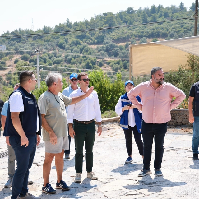 Başkan Mandalinci'den Dereköy ve Dağbelen'de saha mesaisi