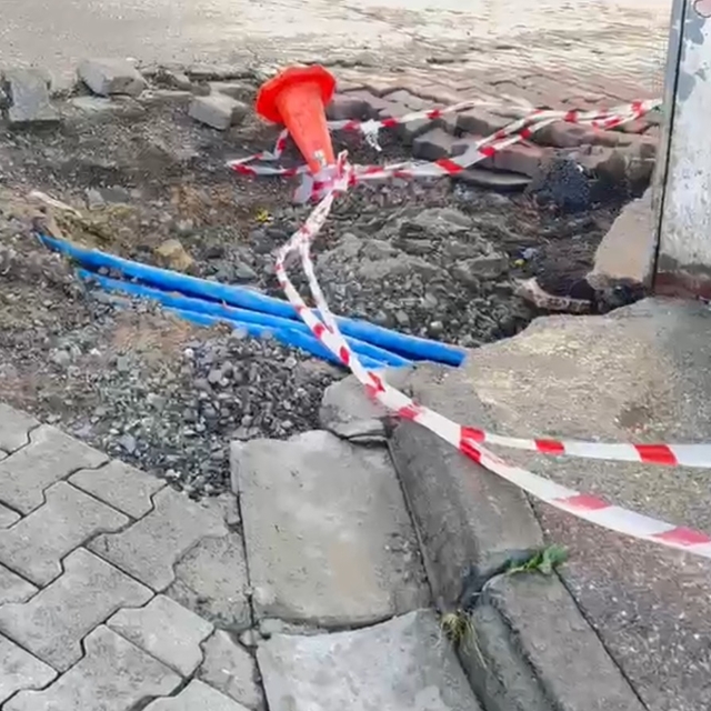 Artvin'de sağanak nedeniyle ulaşım aksadı (2)