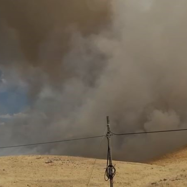 Karakoçan'da örtü yangını