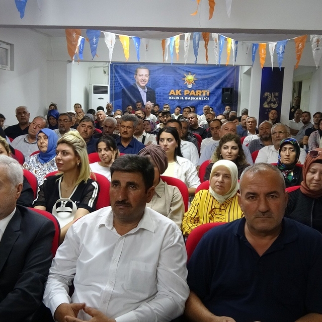 Kilis'te AK Parti'nin 25. kuruluş yıl dönümü kutlanıyor