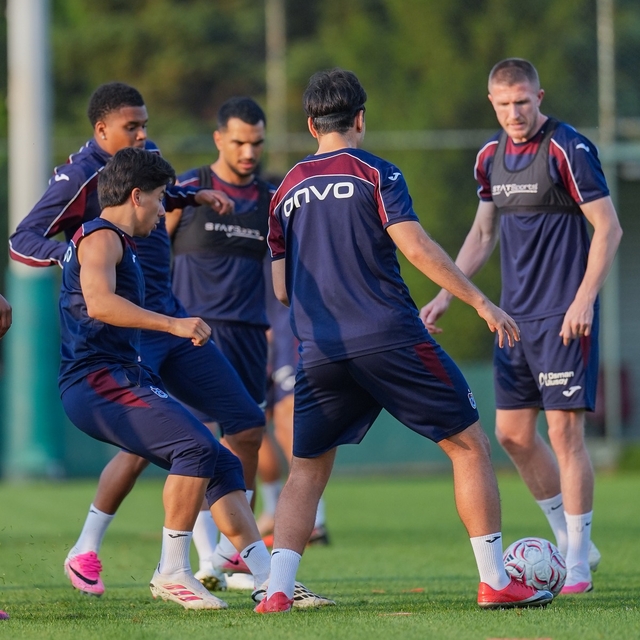 Trabzonspor, Kasımpaşa hazırlıklarını sürdürdü
