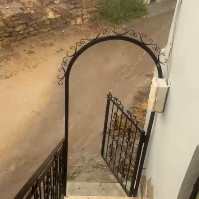Bayburt'ta ağustos ortasında sağanak etkili oldu