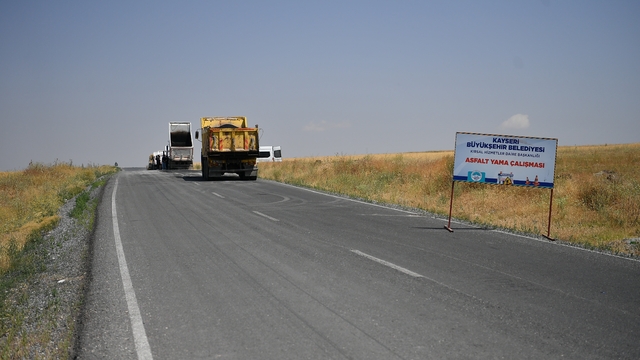 Kayseri büyükşehirden kırsal yollara 70 milyon TL'lik yatırım