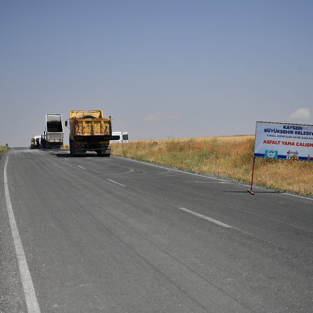 Kayseri büyükşehirden kırsal yollara 70 milyon TL'lik yatırım