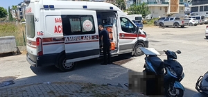 Otomobil ile motosiklet çarpıştı: 1 yaralı