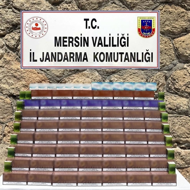 Mersin'de 3 bin 850 paket kaçak elektronik tütün ele geçirildi