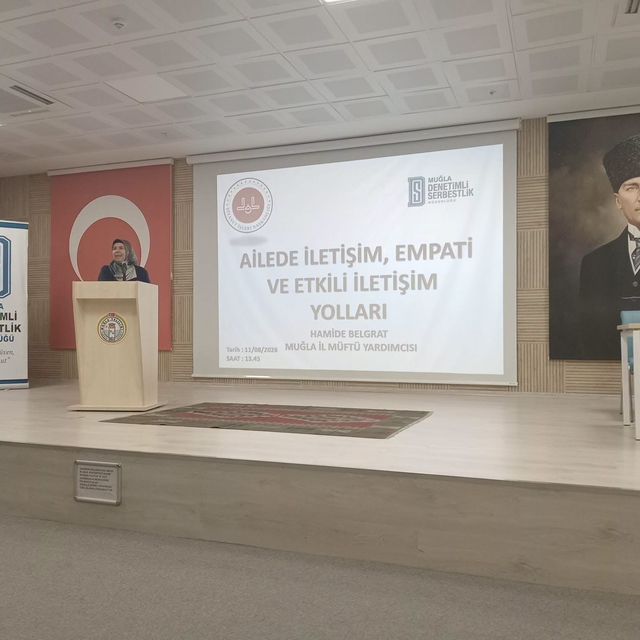 Muğla'da yükümlülere 'ailede iletişim ve empati' konferansı
