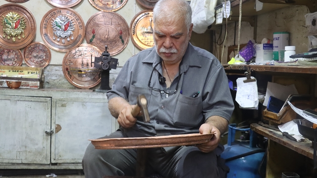 Şanlıurfa'da bakırcılık mesleği yaşatılıyor