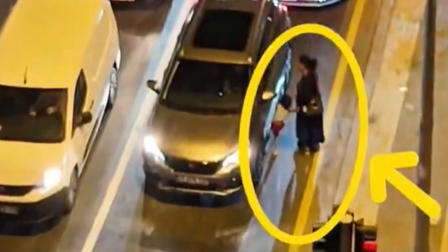 Gaziantep'te dilencilik ve satıcılık yapanlara dron destekli zabıta müdahalesi