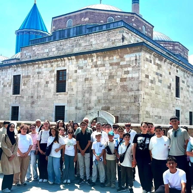 Hisarcık'ta Yaz Kur'an Kursu öğrencileri Konya'yı gezdi