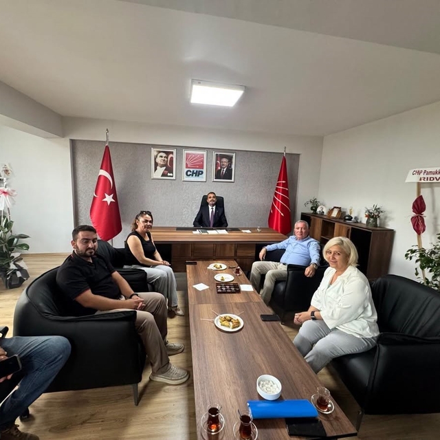 Başkan Kepenek, CHP Denizli İl Başkanı Oran'a ziyaret etti