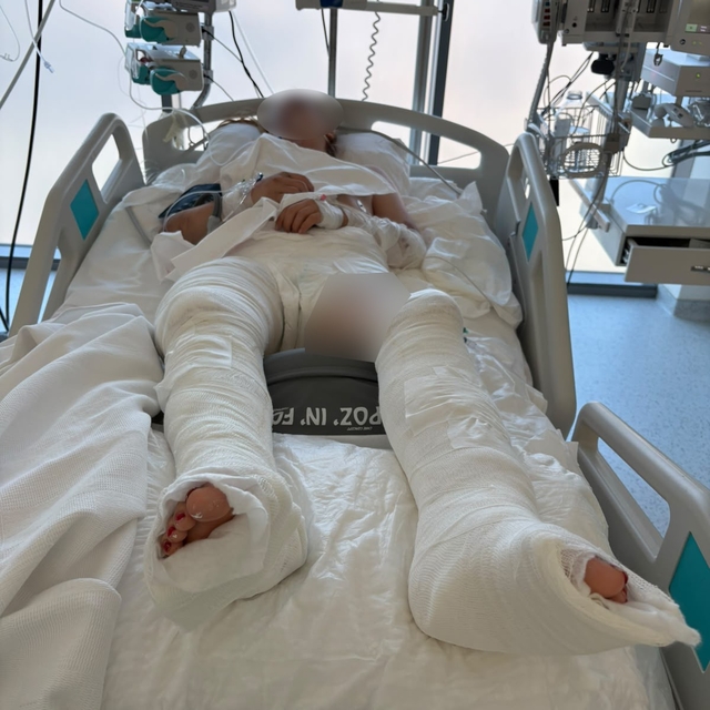 Otomobilin çarptıktan sonra üzerinden geçtiği genç kız ağır yaralandı