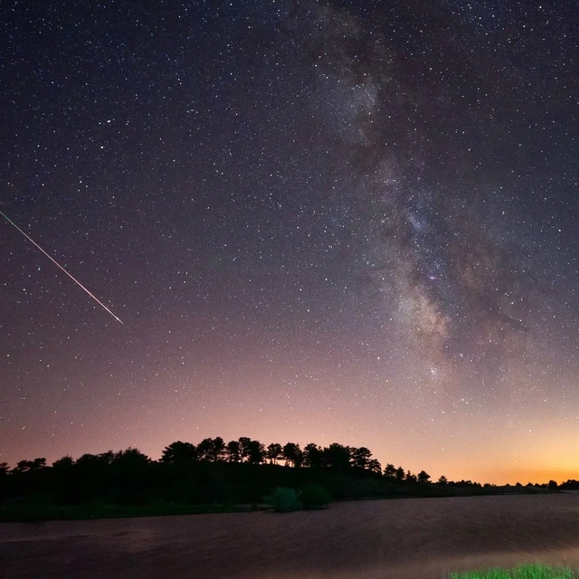 Kırkpınar Yaylası'nda meteor yağmuru şöleni