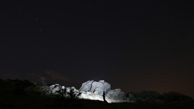 Elazığ'da meteor yağmuru Harput'tan gözlemlendi