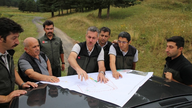Sarıkamış'ta orman çalışmaları masaya yatırıldı: Bölge Müdürü Karakurt'tan sahalarda inceleme