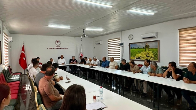 Hatay'da salça üreticileriyle sektörel değerlendirme toplantısı gerçekleştirildi
