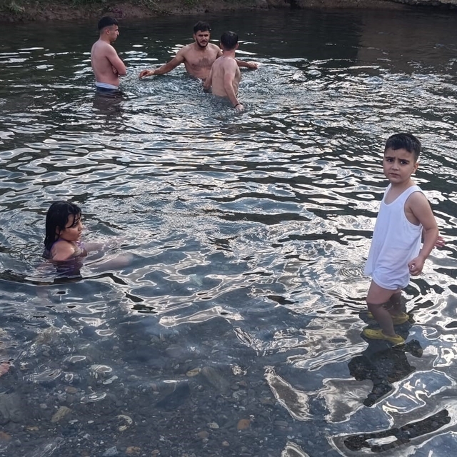 Hakkari'de sıcaklara karşı doğal çözüm
