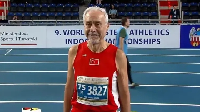 Master atlet, 80 yaşına da rekorla girdi