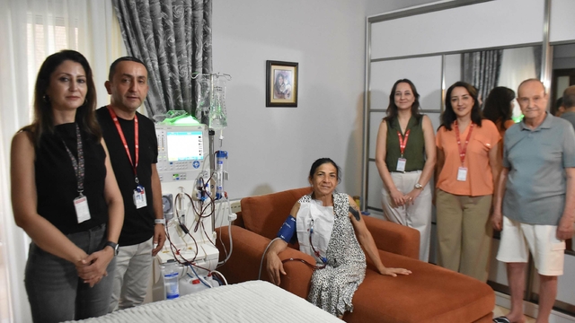 7 yıllık diyaliz hastasına evinde tedavi imkanı