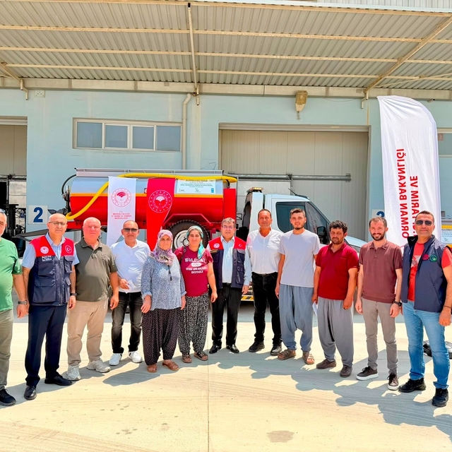 KDAKP Projesi kapsamında basınçlı su tankerleri üreticilere dağıtıldı
