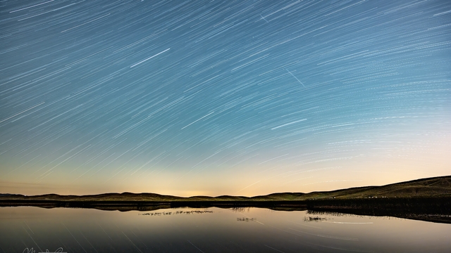 Van'da doğa fotoğrafçıları Perseid meteor yağmurunu gözlemledi