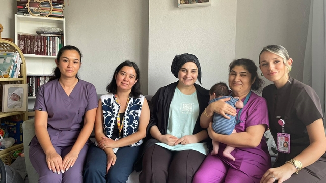Çine Devlet Hastanesi'nden lohusalara evde destek