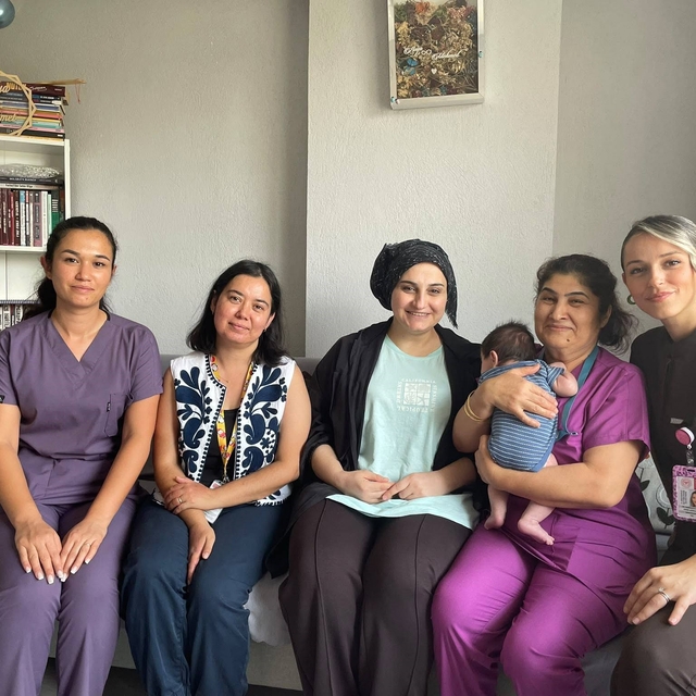 Çine Devlet Hastanesi'nden lohusalara evde destek