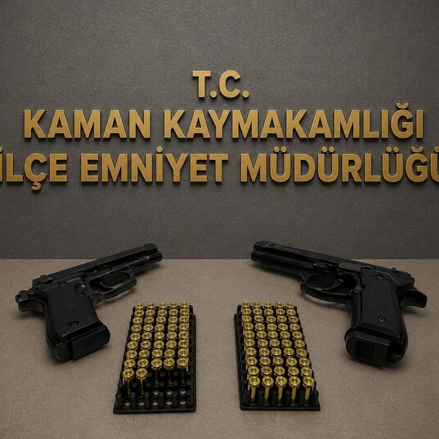 Kırşehir'deki denetimlerde çok sayıda silah ve mühimmat ele geçirildi