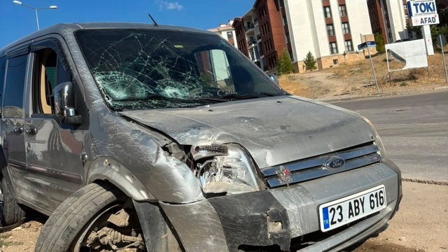 Elazığ'da trafik kazası: 1 yaralı
