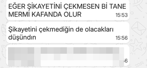 Rojin'in babasına silah fotoğraflı tehdit mesajı: Şikayetini çek, yoksa sen...