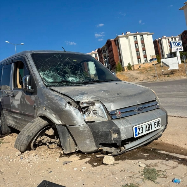 Elazığ'da trafik kazası: 1 yaralı