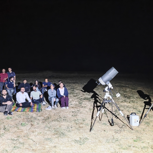 Bitlis'te uzayseverler haftayı gökyüzünü izleyerek geçirdi