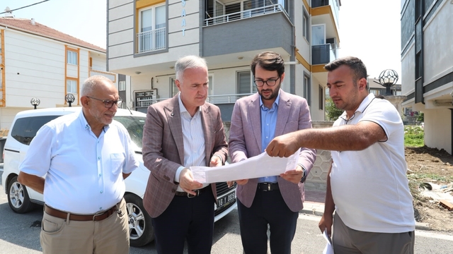 İnegöl Belediyesi'nden yeni mahalleye 64 araçlık otopark