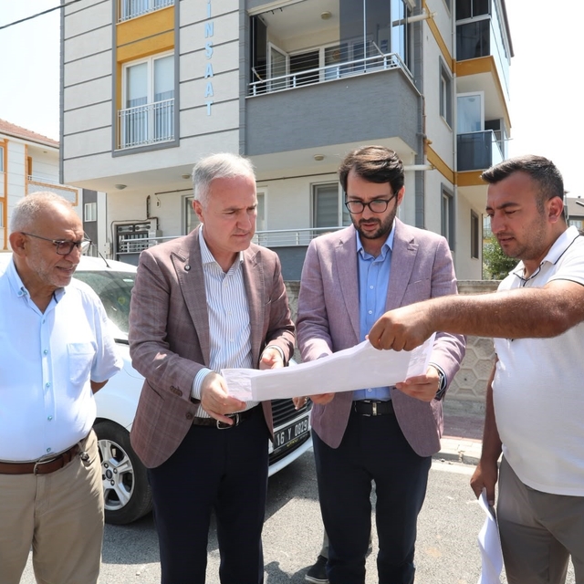 İnegöl Belediyesi'nden yeni mahalleye 64 araçlık otopark
