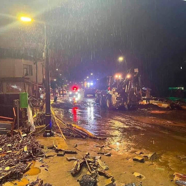 Giresun'da sağanak sel ve taşkına neden oldu; 2 kişi kayıp