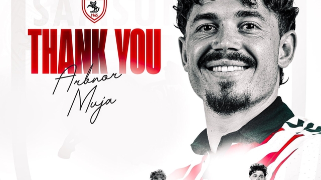 Samsunspor'da Muja ile yollar ayrıldı